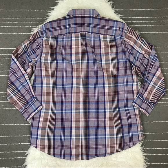 Vince cotton linen plaid shirt - Picture 6 of 6